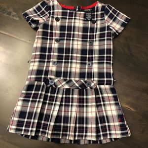 Nautica plaid dress EUC